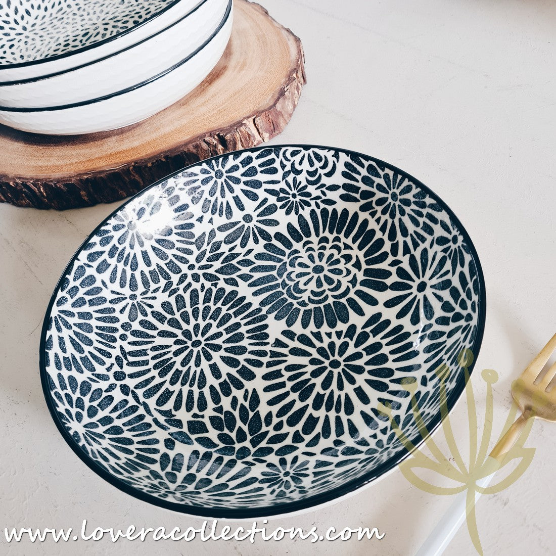 White Waves Assorted Prints Pasta Dish Set - 50% Off + Buy 1 Get 1 Free - Perfect for Dinner Parties & Italian-Themed Decor