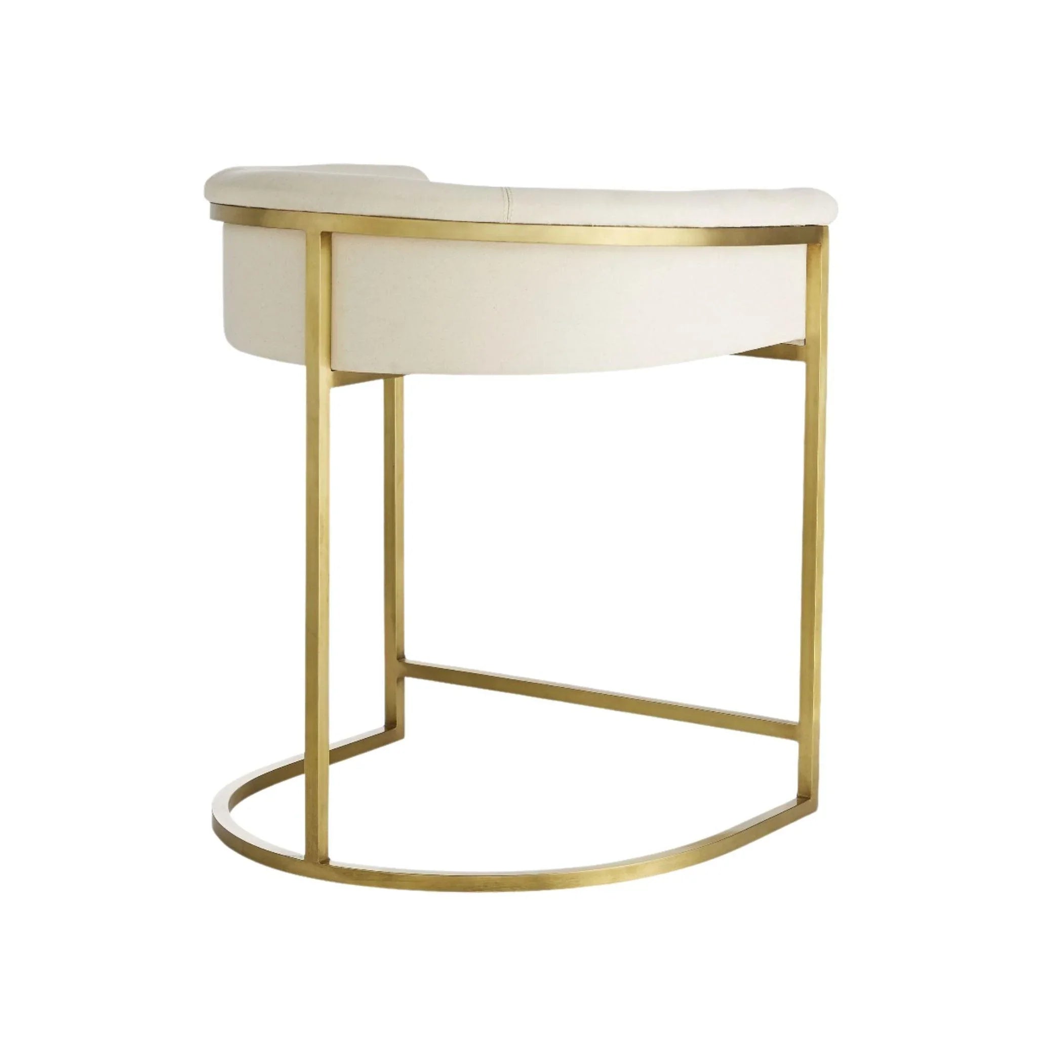 Calvin Upholstered Counter Stool - Modern Kitchen Bar Stools with Padded Seat, Set of 2, 24