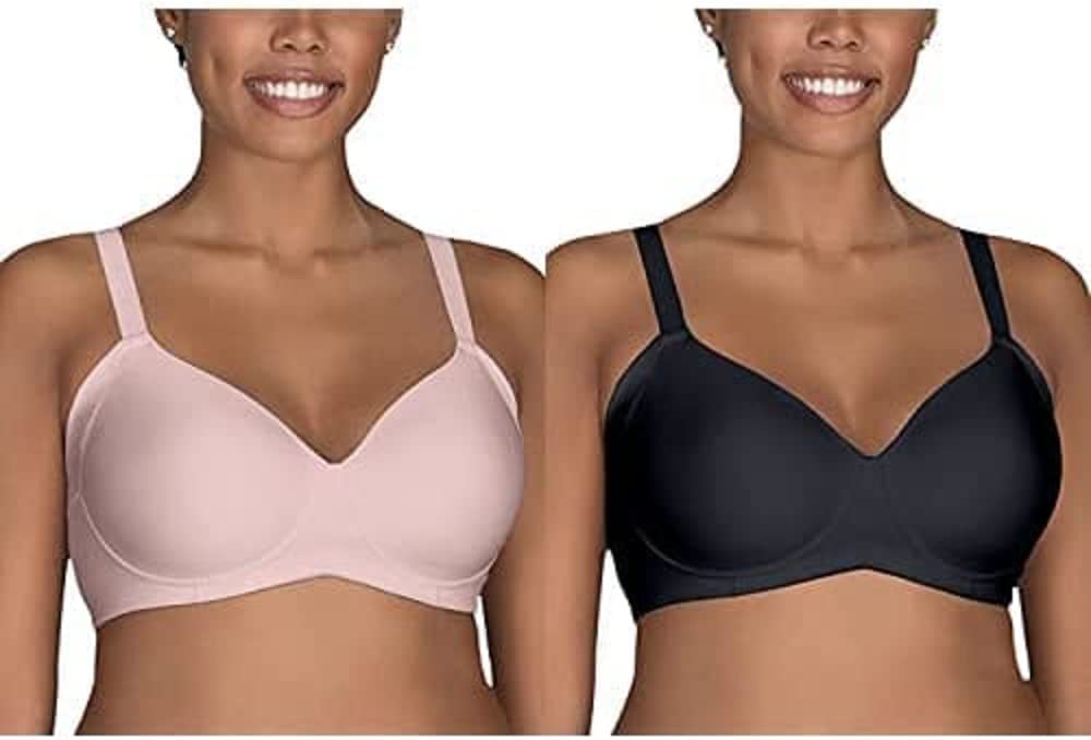 Vanity Fair Women's Comfortable Beauty Back Bra with Extended Side & Back Smoothing - Perfect for Everyday Wear, Work & Special Occasions