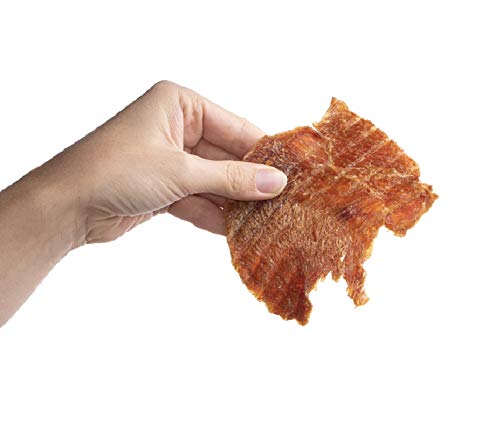Premium Turkey Jerky Dog Treats - 100% Natural USA Grade A Turkey Breast, 2lb - Grain-Free, High-Protein Snacks for Training & Rewarding Dogs