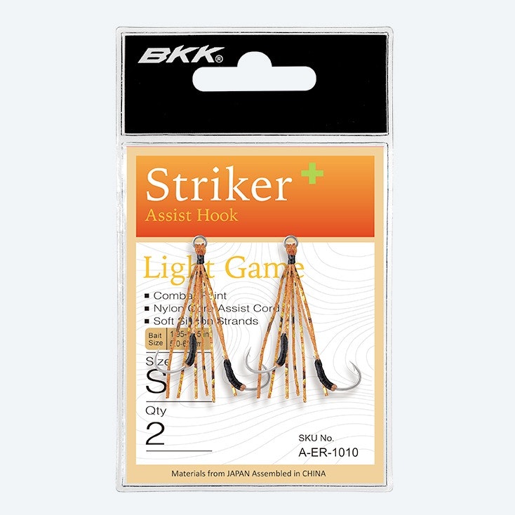 BKK Striker Assist Fishing Hook - Sharp High Carbon Steel Hooks for Bass, Trout, and Saltwater Fishing - Perfect for Freshwater and Ocean Angling Adventures
