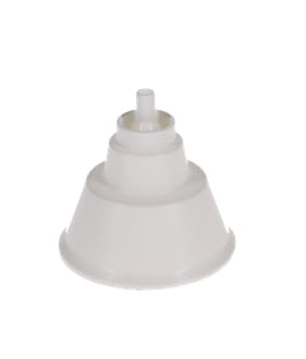 Autoclavable White Plastic Dental Dry Oral Funnel Cup II - Sterile Dental Care Supply for Dentists & Hygienists | Perfect for Dental Procedures, Teeth Whitening & Oral Examinations