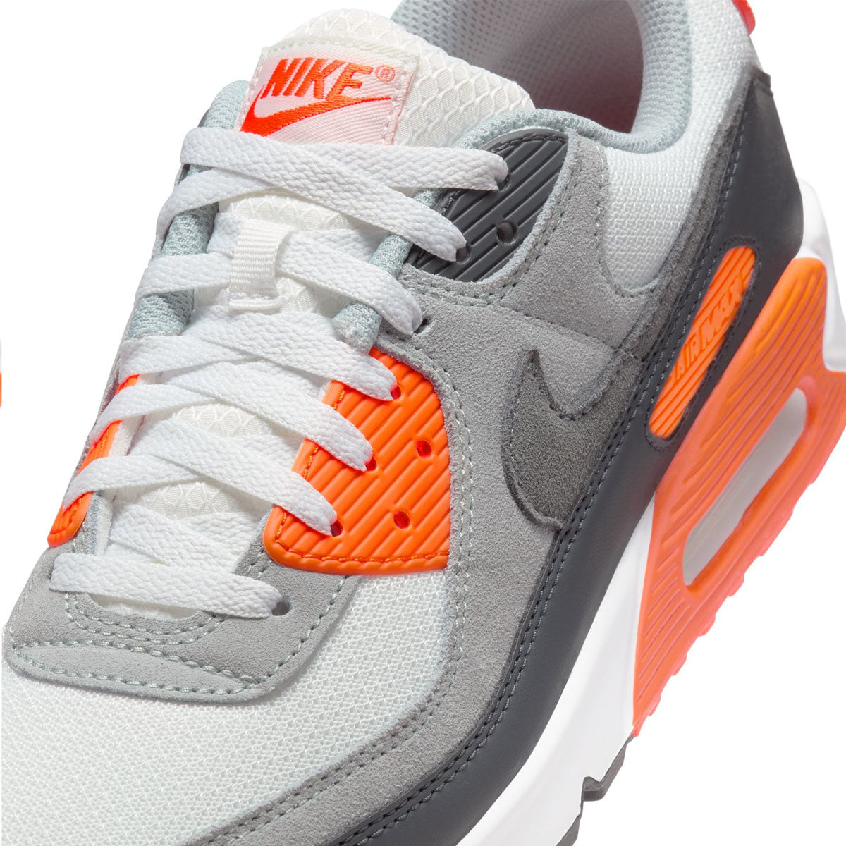 Nike Air Max 90 'Safety Orange' Running Shoes - Men's Lightweight Sneakers for Jogging, Gym & Streetwear Fashion