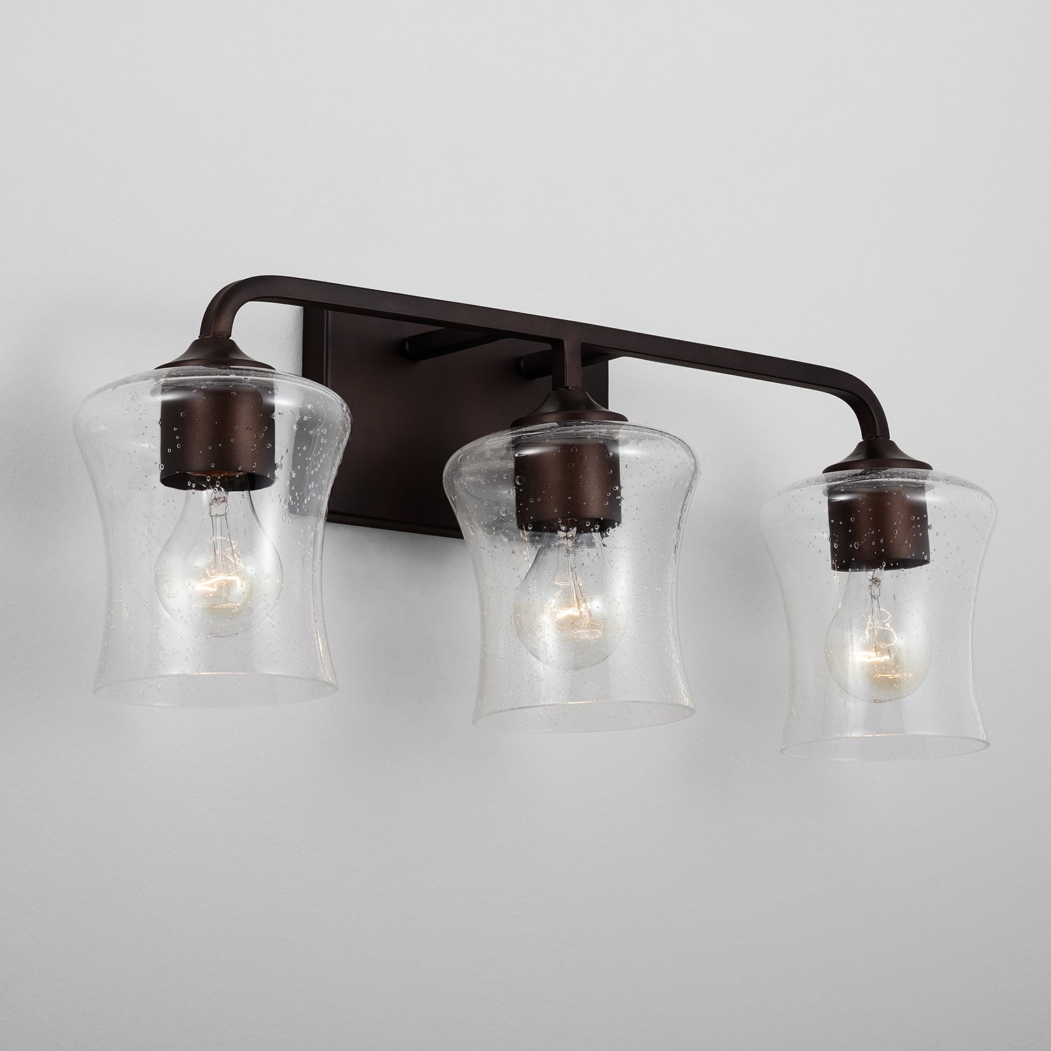 Capital Lighting Three Light Vanity - Modern Bathroom Vanity Lights for Mirror, Dressing Table & Makeup Area - Perfect for Home, Apartment & Salon Lighting