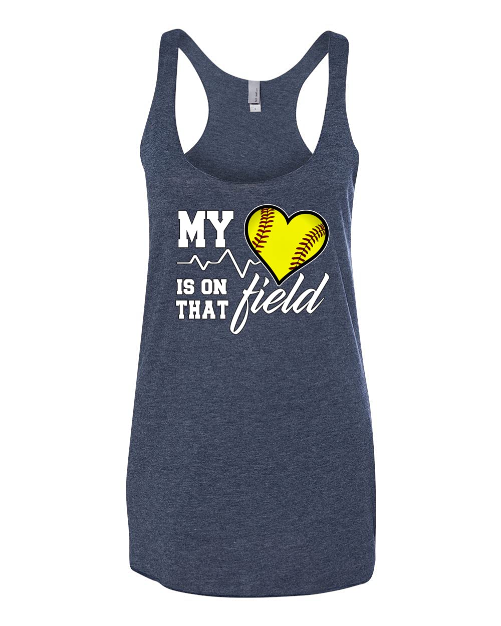 Comfortable Tri-Blend Racerback Tank Top for Tennis & Sports - Breathable Workout Shirt for Women - Perfect for Tennis Matches, Gym Sessions & Active Lifestyle