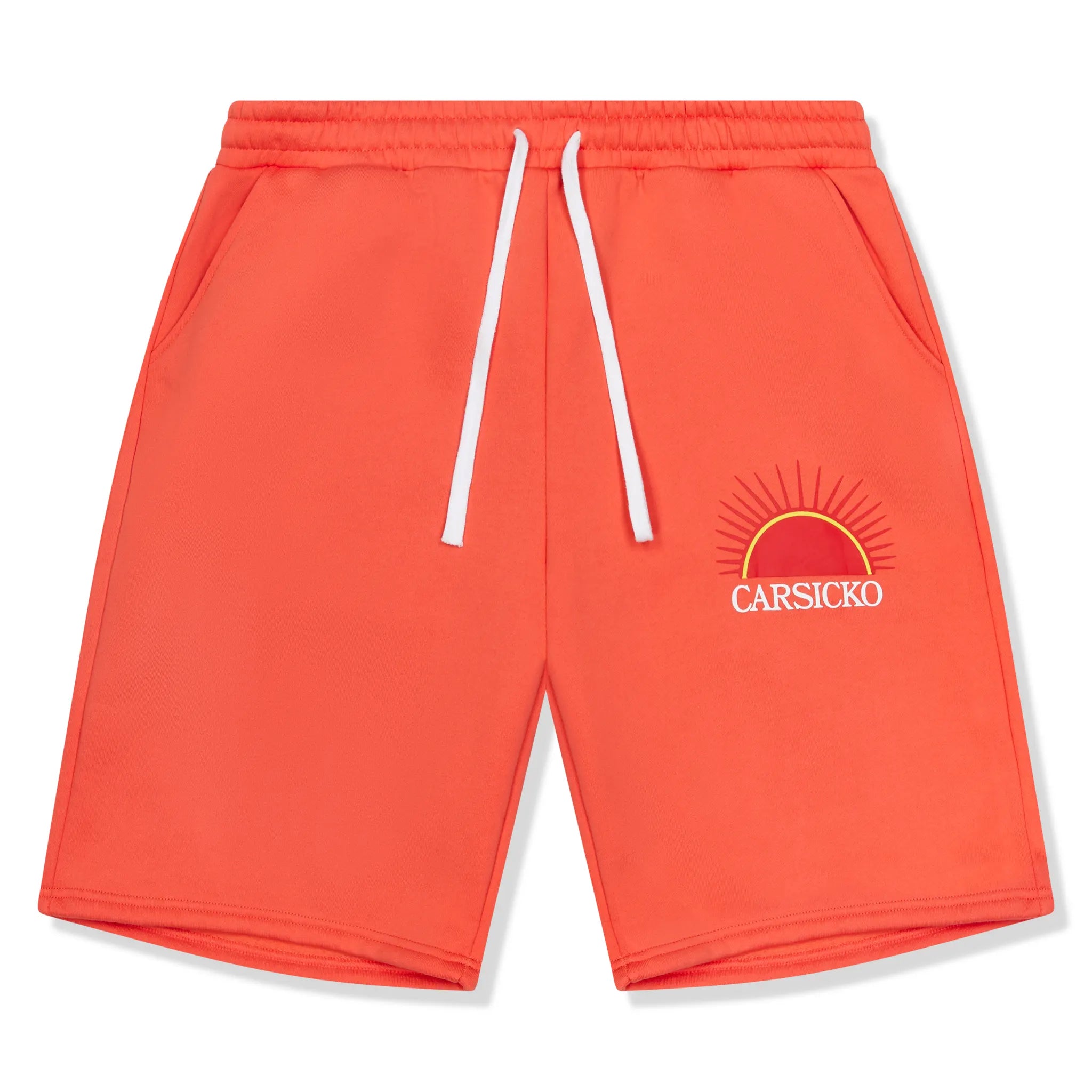 Premium Carsicko LL Ruby Shorts for Women - High Waisted Comfortable Stretchy Workout Running Yoga Shorts - Perfect for Gym, Lounge & Summer Activities