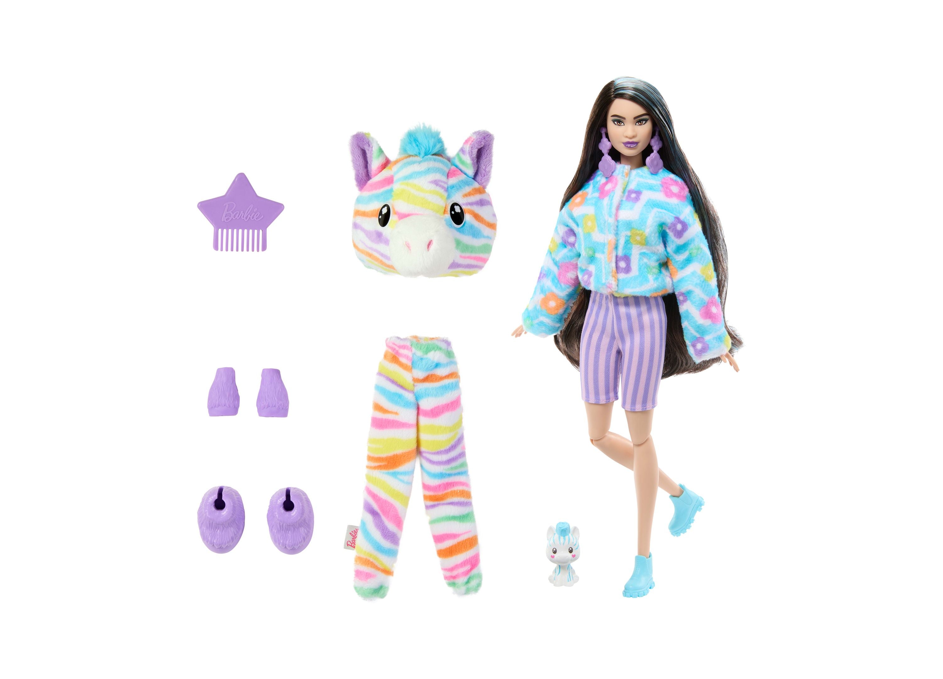 Barbie Cutie Reveal Zebra Doll with 10 Surprises - Color Dream Series | Perfect Gift for Kids Birthday & Christmas | Fun Unboxing Experience & Collectible Toy for Girls 3-8 Years Old