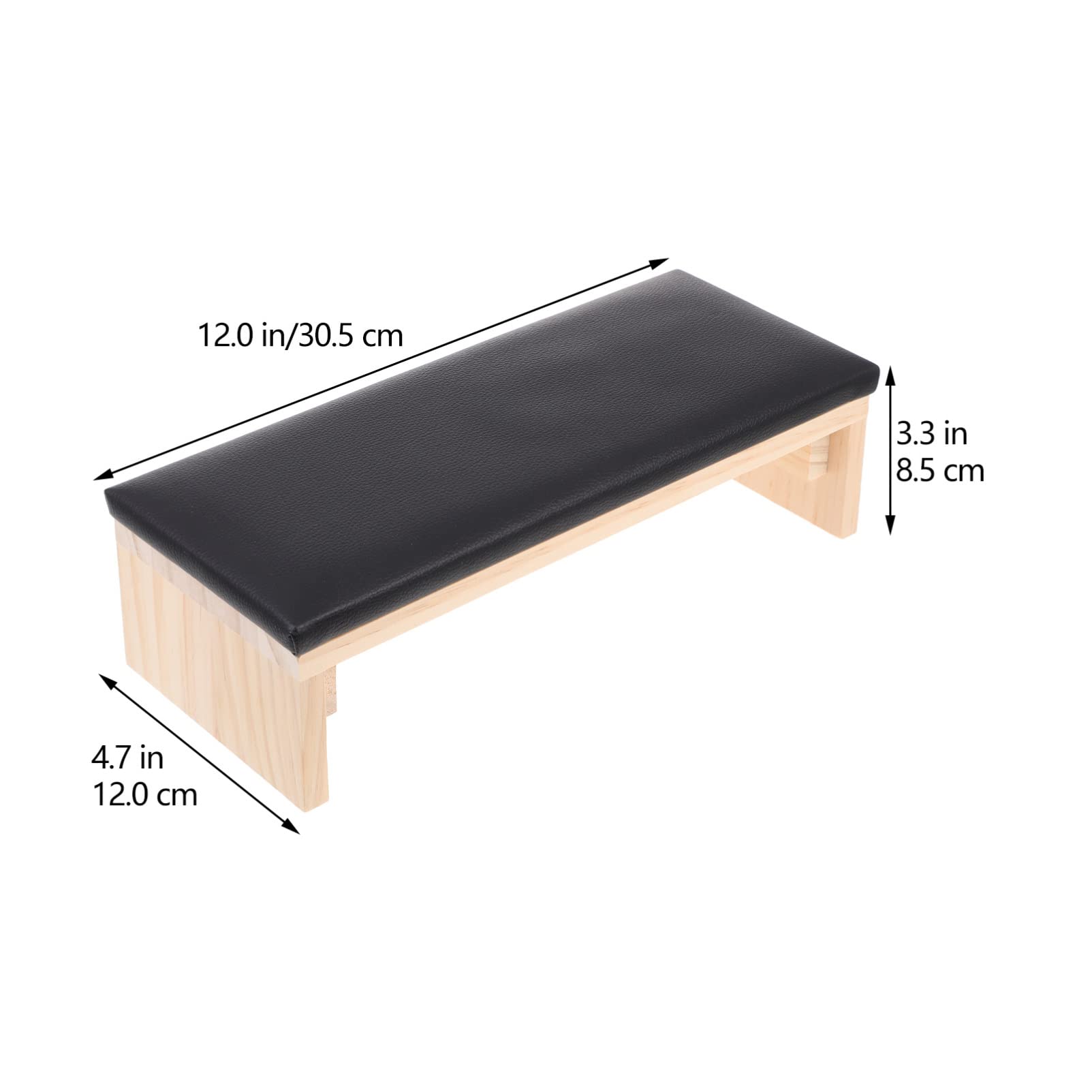 Beaupretty Nail Art Hand Pillow - Leather Hand Cushion & Arm Support for Manicures, Nail Extensions & Gel Polish - Ergonomic Desk Hand Rest for Nail Technicians & DIY Home Salon Use