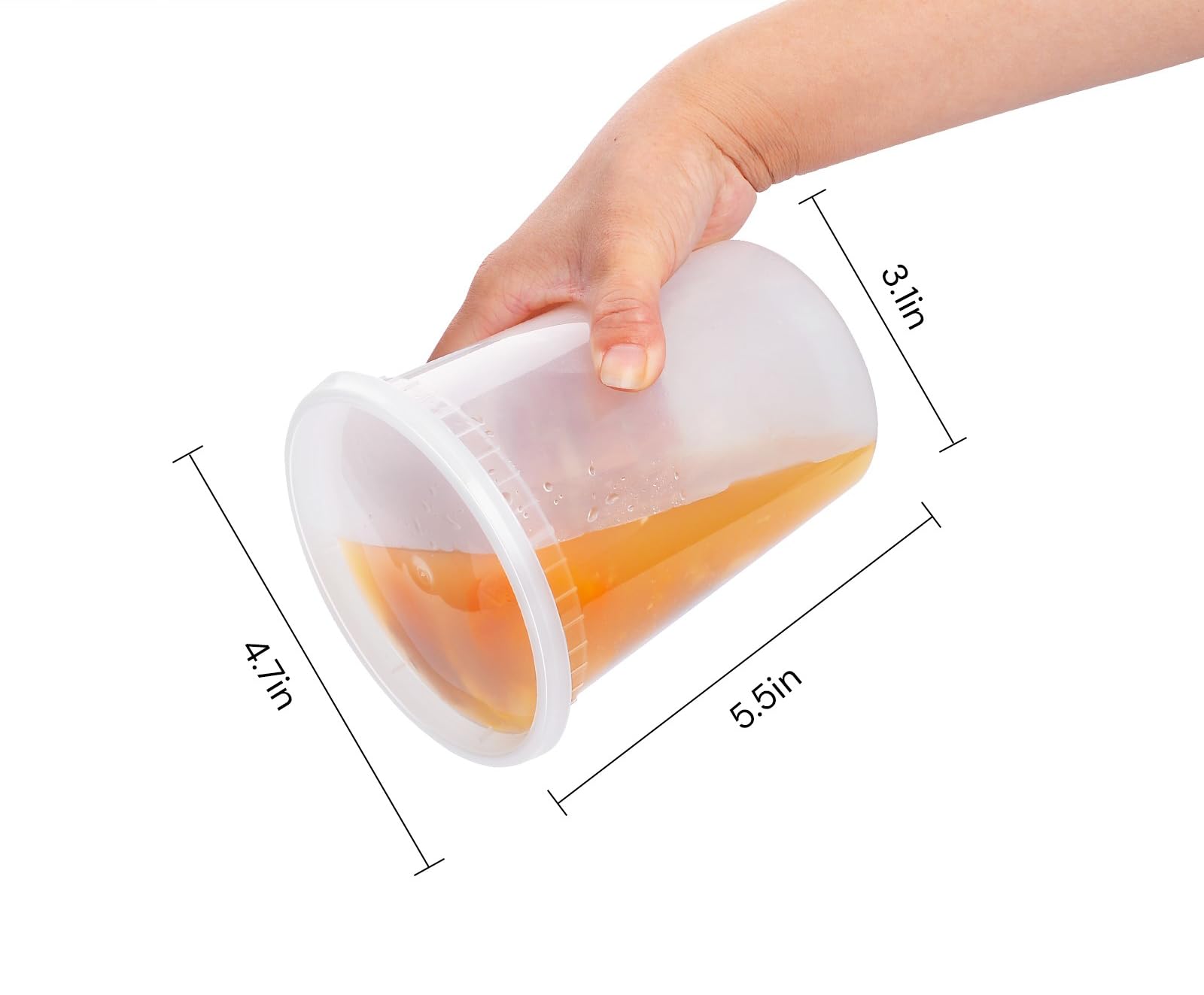 32 oz (20-Pack) BPA-Free Plastic Food Storage Containers with Airtight Lids - Microwave, Freezer & Dishwasher Safe - Heavy Duty Meal Prep Containers for Leftovers, Lunches & Bulk Food Storage - Leakproof & Recyclable