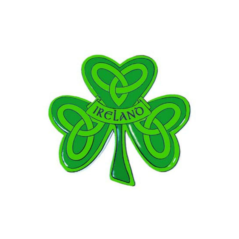 Authentic Ireland Shamrock Fridge Magnet - Irish Good Luck Charm for Home & Office Decor - Perfect for St. Patrick's Day Gifts & Travel Souvenirs