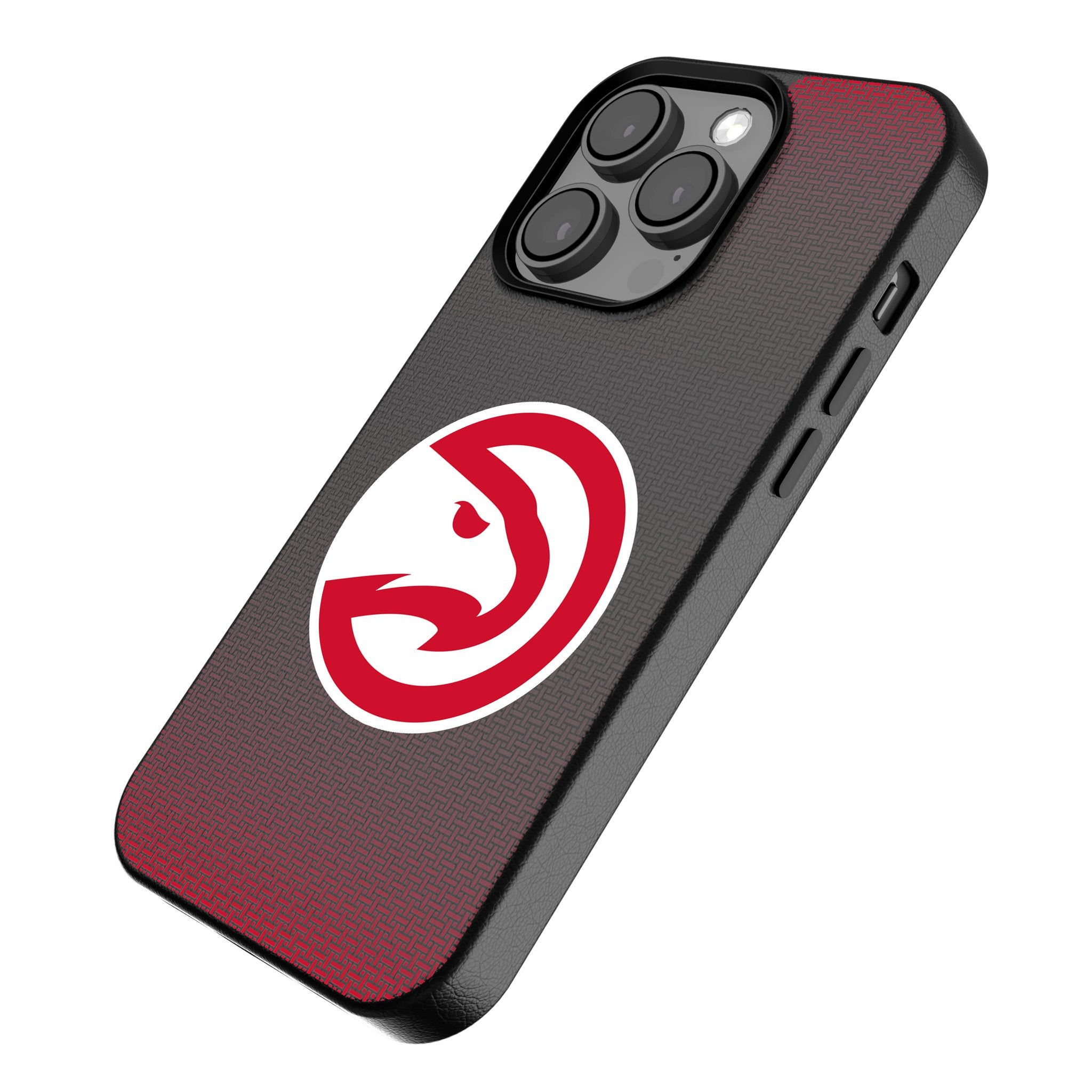Atlanta Hawks MagSafe Compatible iPhone Case - Premium Linen Cover for iPhone 12/13/14/15 Pro Max - Perfect for Basketball Fans & Game Day Support