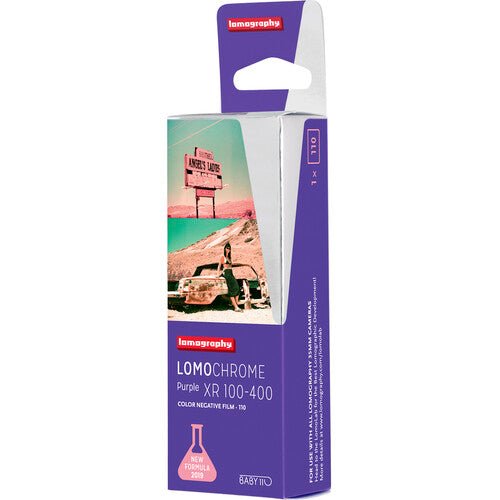 Lomography Lomochrome Purple Color Negative Film - 110 Cartridge, 24 Exposures | Unique Purple Tones for Creative Photography, Landscape & Artistic Shots