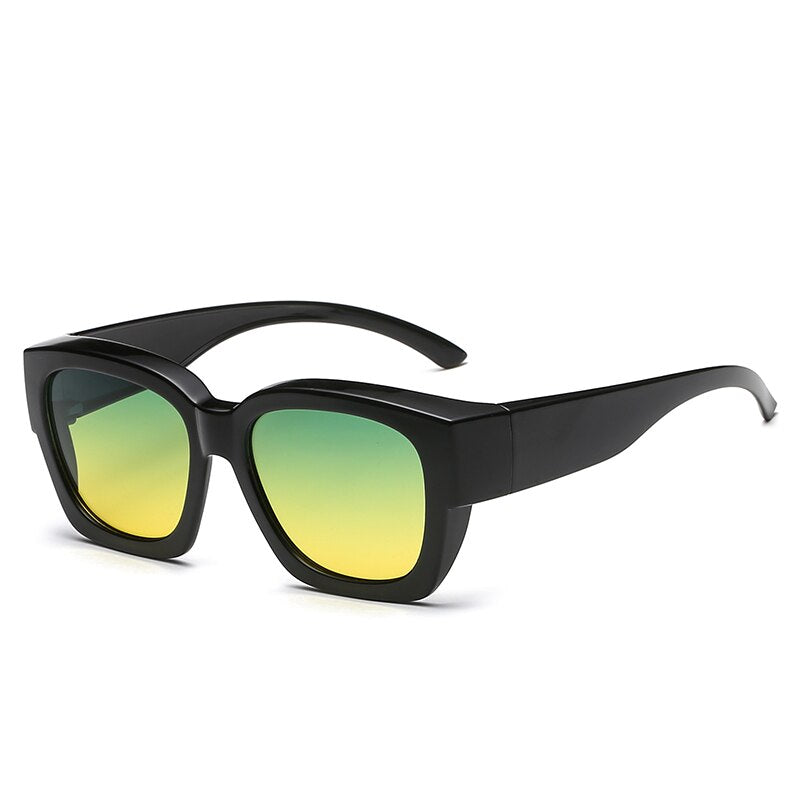 Aidien Unisex Square Full Rim Polarized Sunglasses S2020 - UV Protection, Lightweight & Stylish for Outdoor Activities, Driving, and Beach Vacations