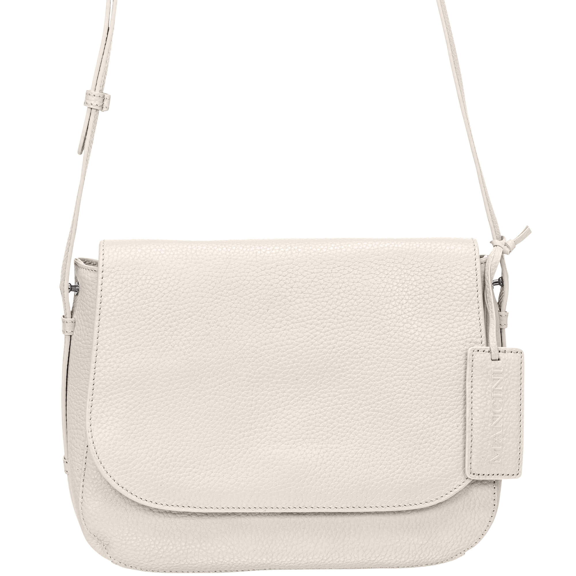Mancini Pebbled Amy Leather Crossbody Bag for Women - Stylish & Durable Handbag for Everyday Use, Work, Travel, and Shopping