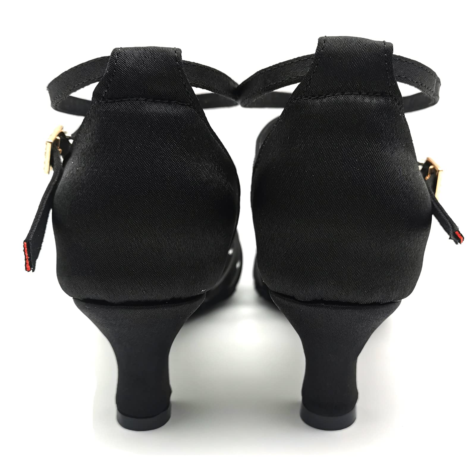 Aryatrion Women's Professional Latin Dance Shoes - Satin Ballroom Salsa Cha-Cha Shoes for Practice & Performance | Indoor Use Only | Perfect for Dance Classes, Competitions & Social Dancing