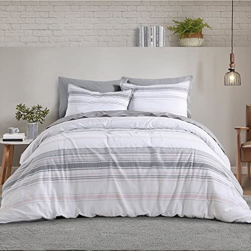 Premium Horizon Stripe Comforter Set - Twin Size Bedding for Cozy Comfort | Perfect for Guest Rooms, Dorms & Modern Bedrooms