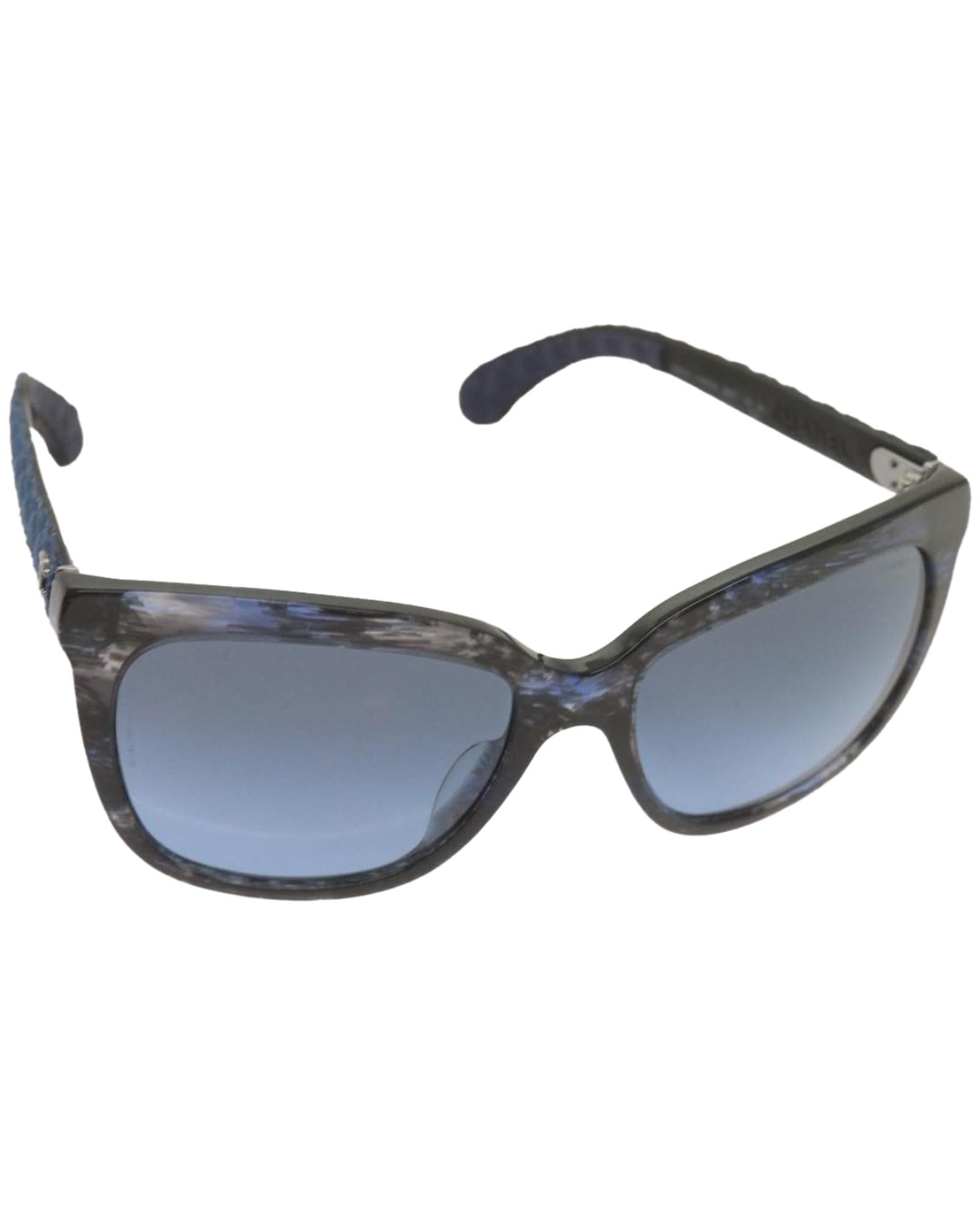5317 Model Sunglasses - Blue Pattern Frames UV Protection - Fashionable & Lightweight for Outdoor Activities, Beach & Driving