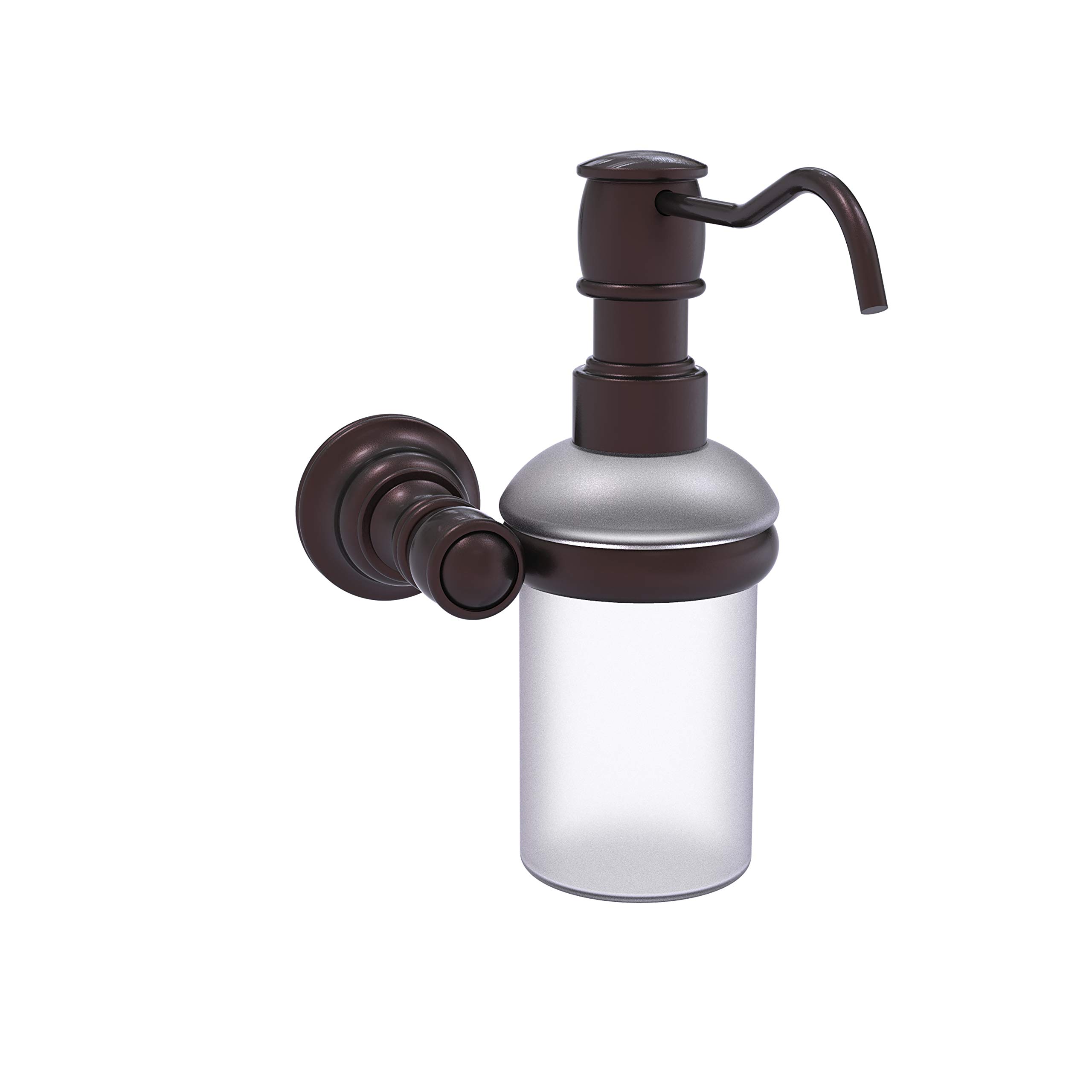 Allied Brass Carolina Collection Antique Bronze Wall Mounted Soap Dispenser - Perfect for Bathroom, Kitchen, and Powder Room Decor