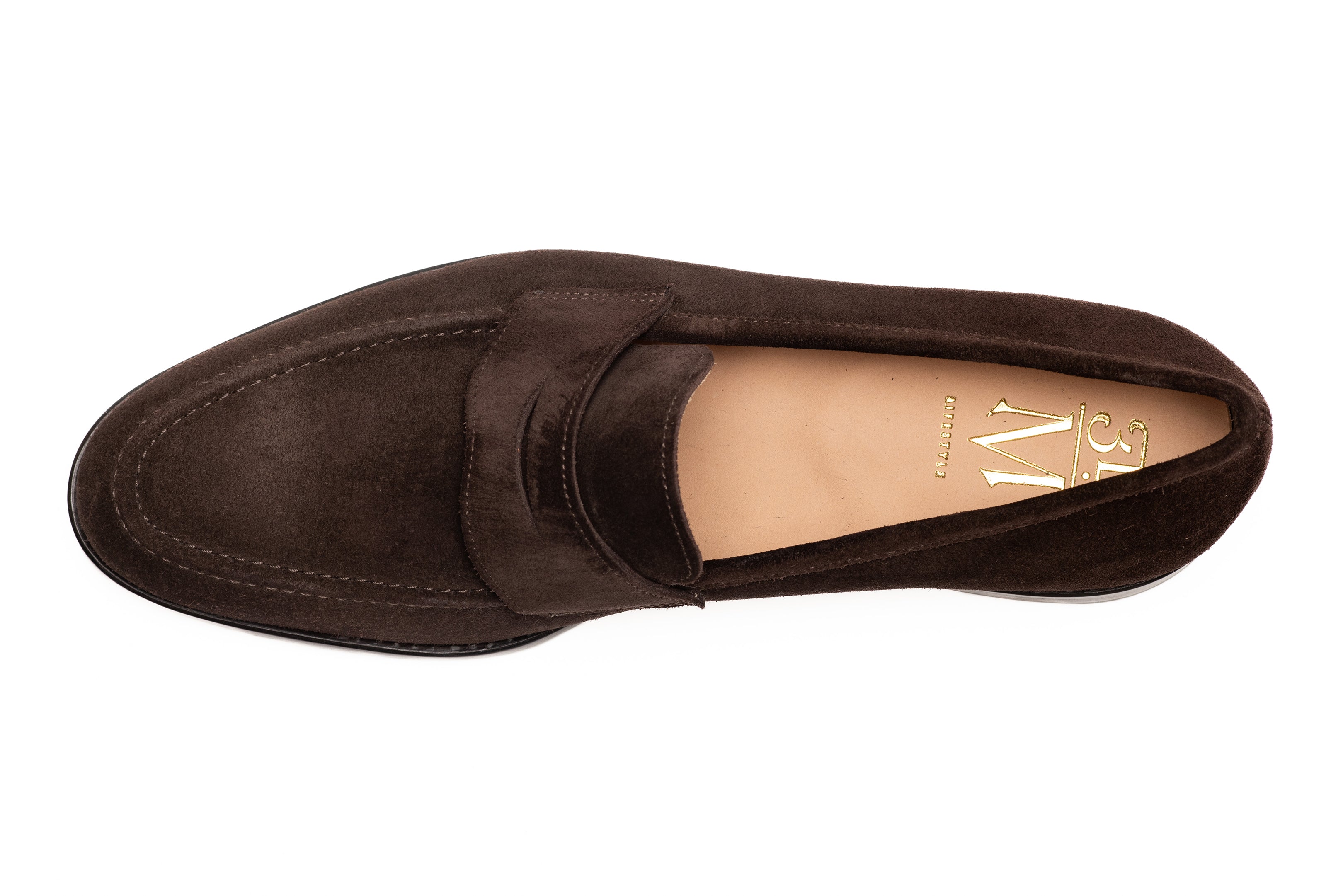 Premium Dark Brown Suede Penny Loafers for Men & Women - Comfortable Slip-On Dress Shoes for Office, Casual & Formal Occasions