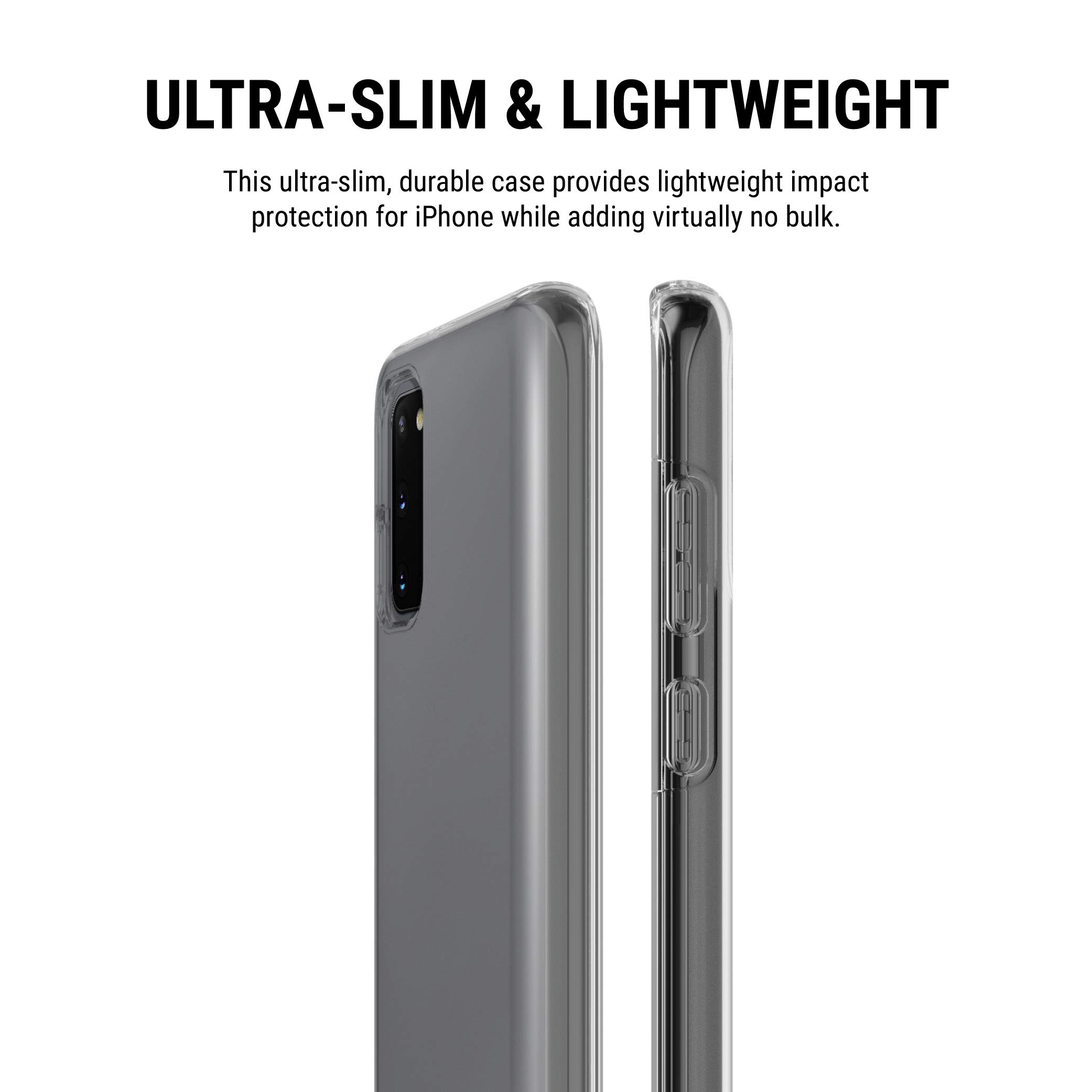 Incipio DualPro Protective Case for Samsung Galaxy S20 - Shockproof & Scratch-Resistant Clear Cover for Everyday Use & Travel Protection