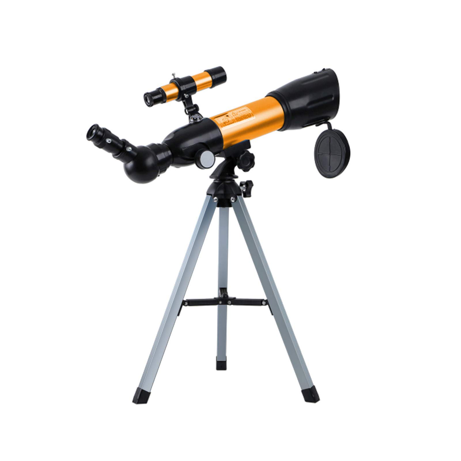 GREFER 50mm Aperture 360mm Refracting Telescope for Astronomy Beginners - Portable Travel Telescope with Tripod for Adults & Kids (Yellow) | Perfect for Stargazing, Bird Watching, and Outdoor Adventures
