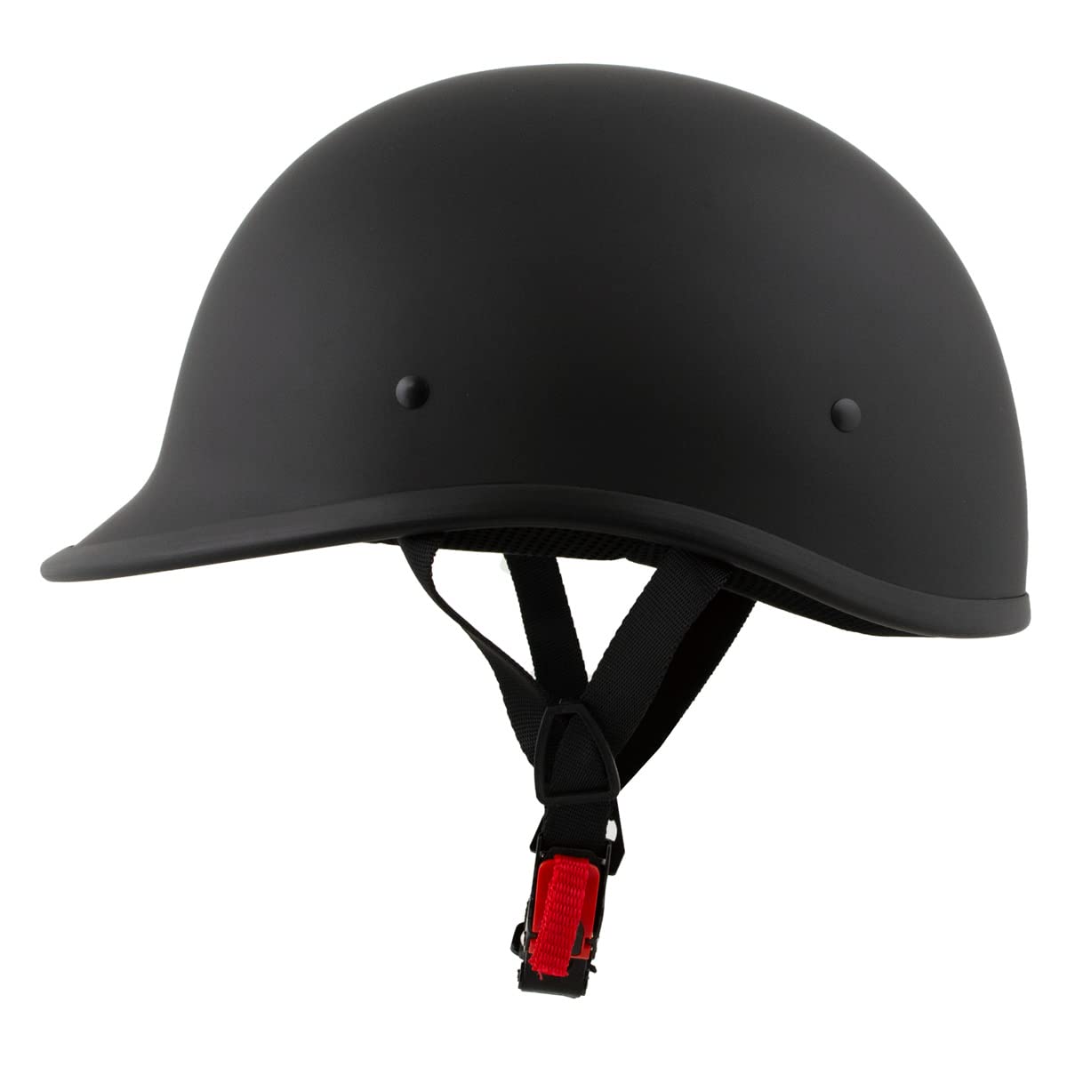 Milwaukee MPH9750DOT DOT Approved Matte Black Motorcycle Helmet for Men & Women - Small, Perfect for Urban Riding