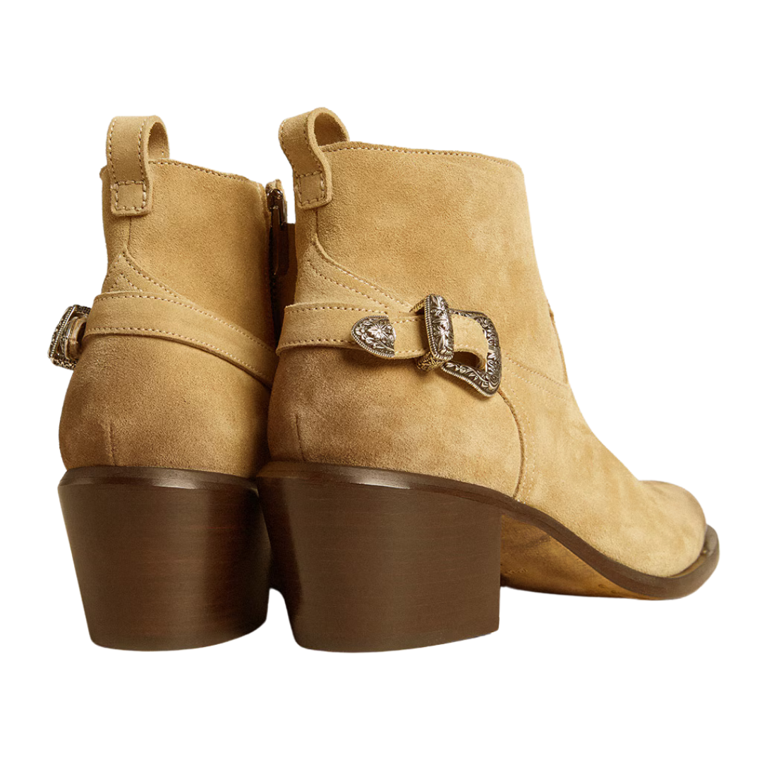 Stylish Buckle Patty Boots for Women - Fashionable Ankle Boots with Adjustable Straps | Perfect for Casual Outfits, Office Wear & Date Nights
