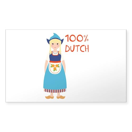 Clear - 100% Dutch Sticker