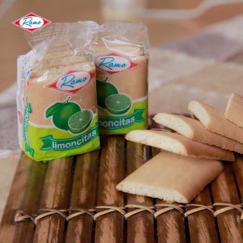 Ramo Lecheritas Limoncitas - Sweet & Soft Lime Flavored Colombian Crackers (32 Pack) | Authentic Colombian Snacks for Parties, Gifts & On-the-Go