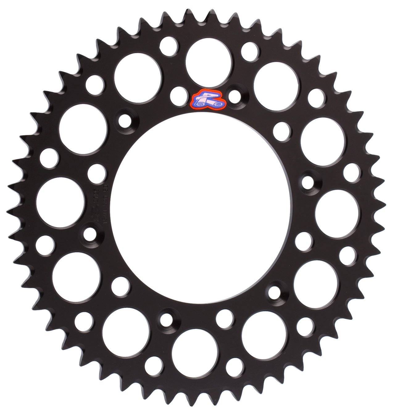 Renthal 123U-520-51GYBK Ultralight Black 51 Tooth Rear Sprocket - High-Performance Motorcycle Sprocket for Racing & Off-Road Bikes | Durable & Lightweight Design for Enhanced Speed & Power Transfer