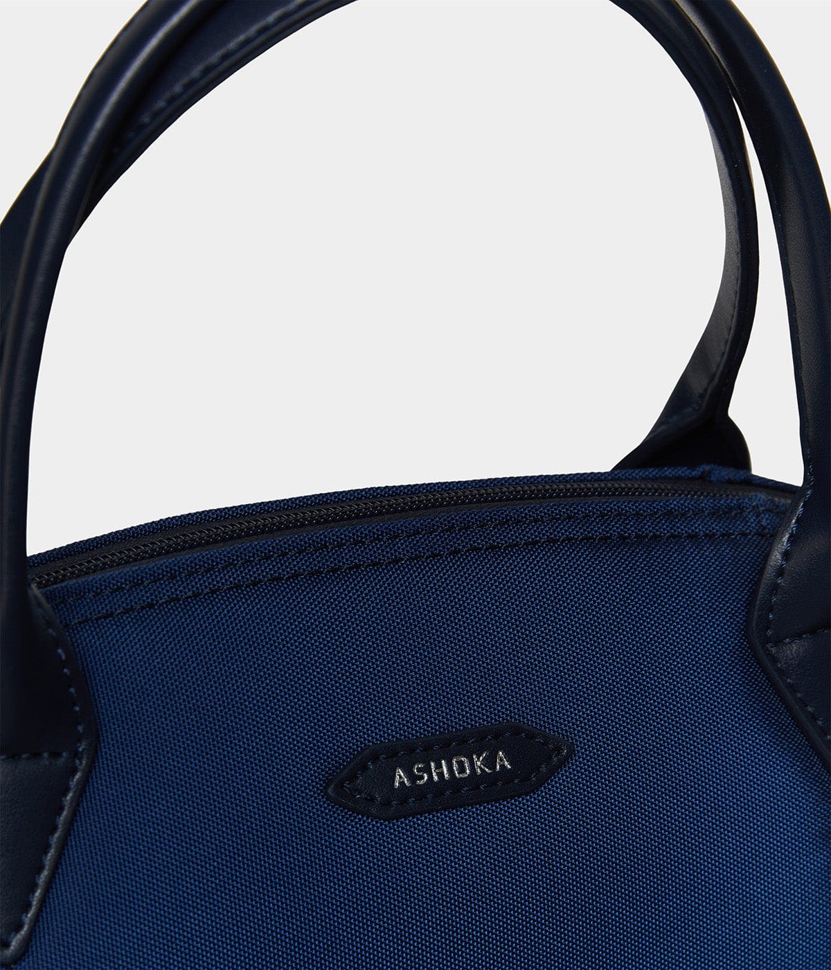 Stylish Navy Blue Apple Skin & Nylon Crossbody Shoulder Bag for Women - Perfect for Work, Travel and Everyday Use