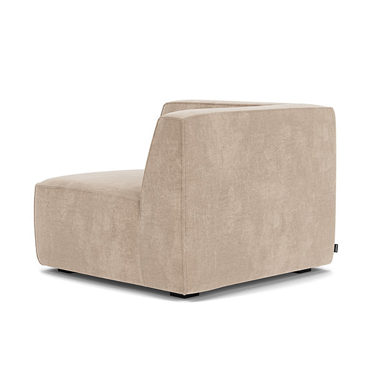 1-Seater Right Corner Modular Sofa in Durable Dane Fabric - Perfect for Small Apartments, Living Rooms & Cozy Spaces