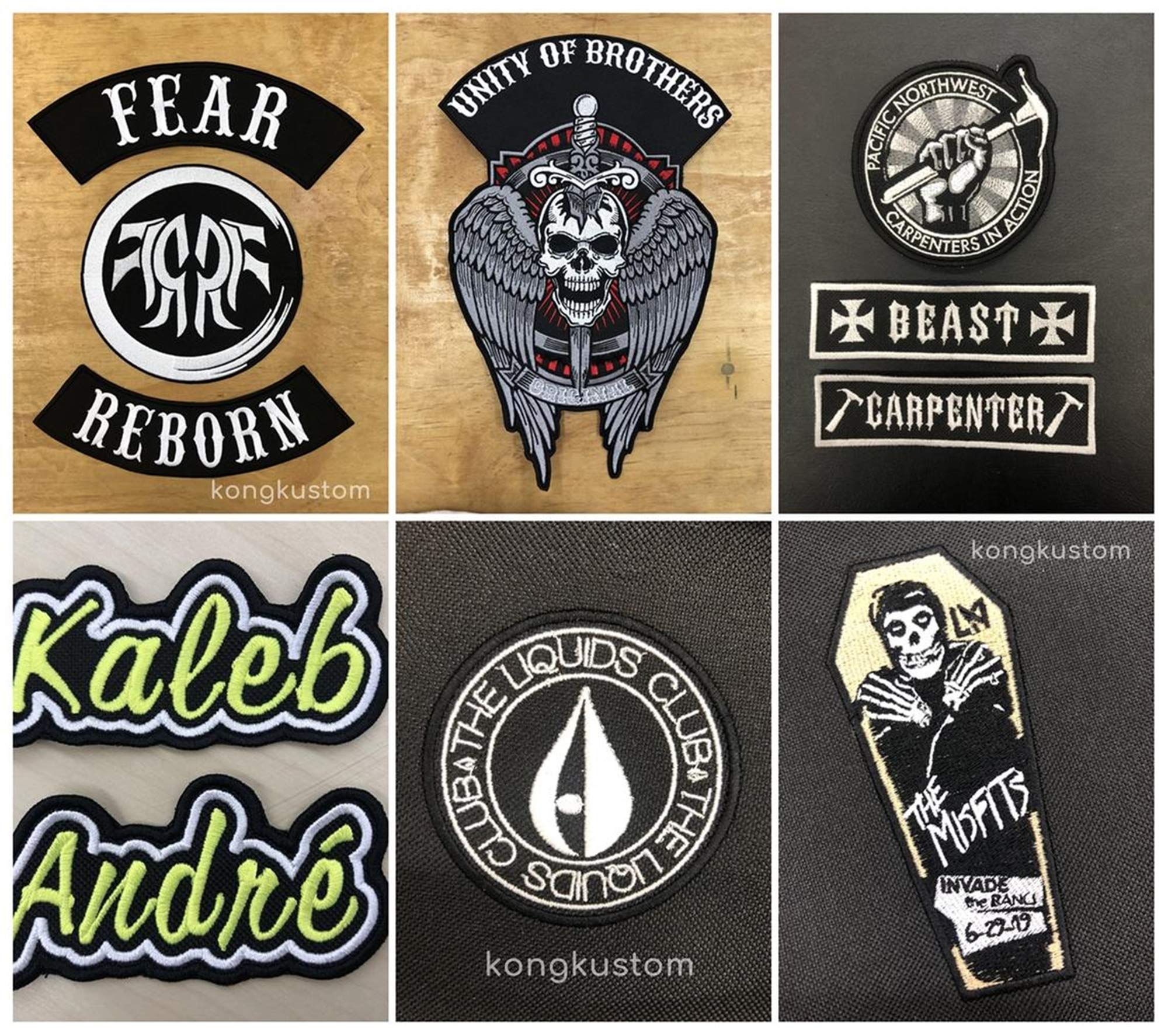 Custom Embroidered Memorial Patch for MC Bikers - 4