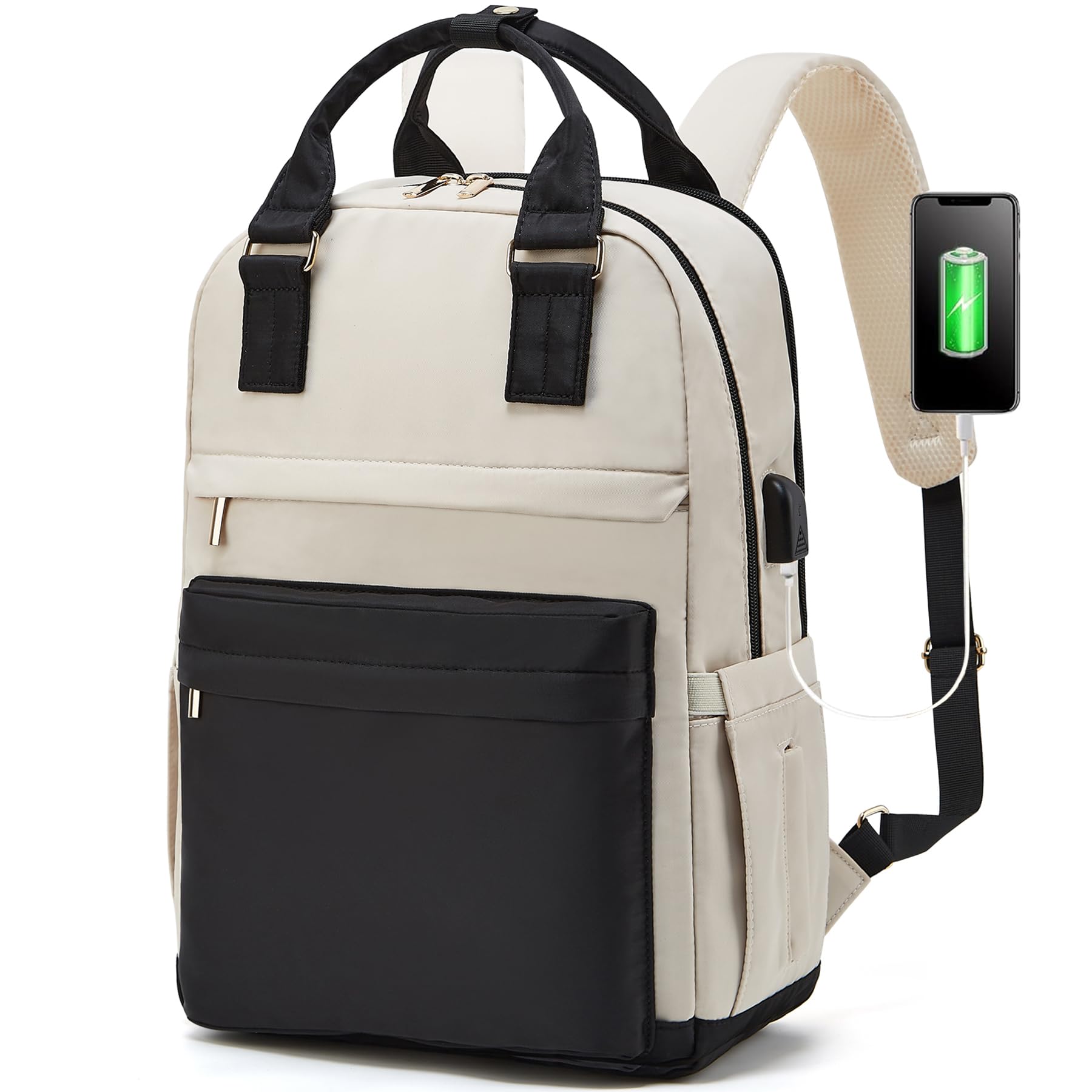 Women's Travel Backpack - TSA Approved Carry On Backpack 30L Water Resistant, Large Weekender Bag Fits 15.6 Inch Laptop - Perfect for Air Travel, Business Trips & Weekend Getaways