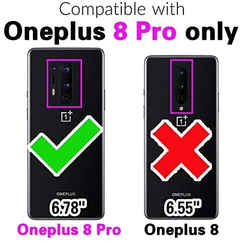 Premium OnePlus 8 Pro 5G Wallet Case with Tempered Glass Screen Protector - Leather Flip Cover with Card Holder & Stand - Compatible with OnePlus 8 Pro/1+ 8 Pro - Perfect for Work, Travel & Daily Use (Brown)
