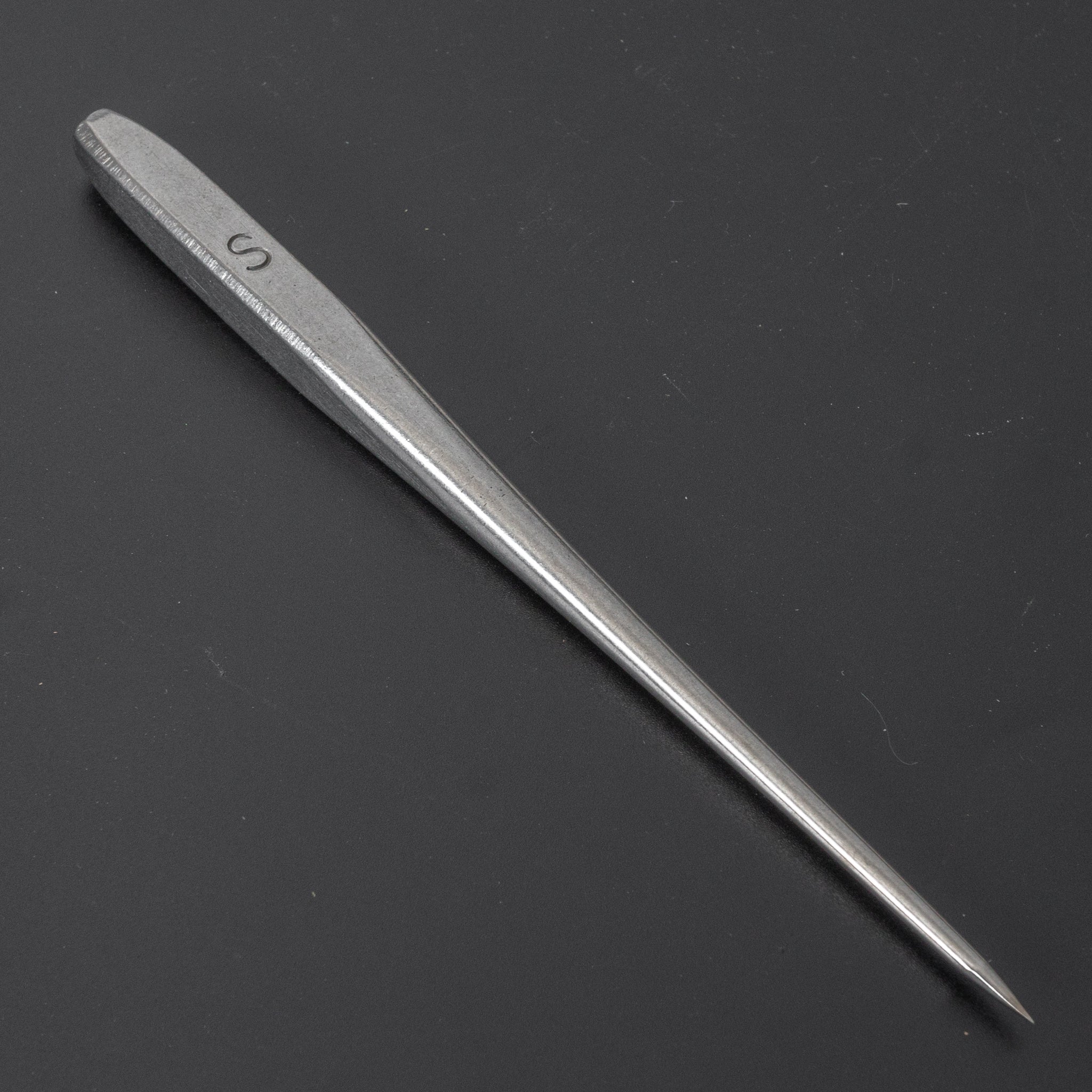 Hitohira Echizen Stainless Steel Eel Spike - Straight Japanese Fishing Tool for Sushi & Eel Preparation - Perfect for Chefs, Anglers & Home Cooking