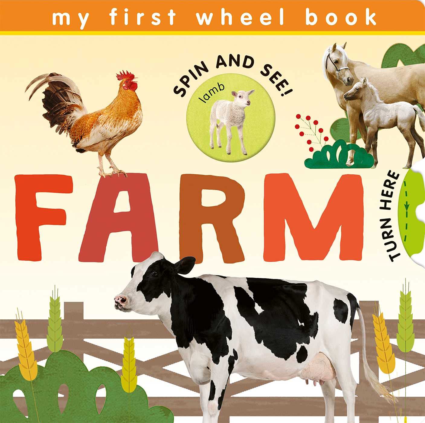 My First Wheel Books: Farm - Interactive Learning Toy for Toddlers & Preschoolers | Perfect for Early Childhood Education & Farm Animal Recognition