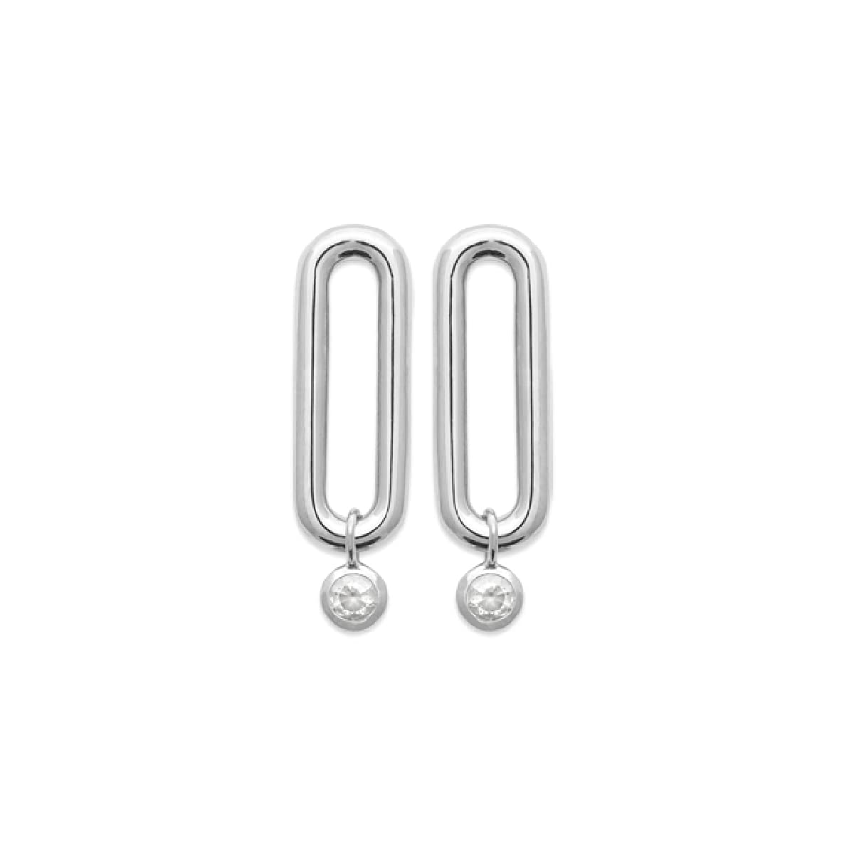 Elegant Mackenzie Stud Earrings with Cubic Zirconia in .925 Sterling Silver or 18K Gold Plated | Hypoallergenic Hoop & Dangle Earrings for Women & Teens | Perfect for Parties, Weddings & Everyday Wear