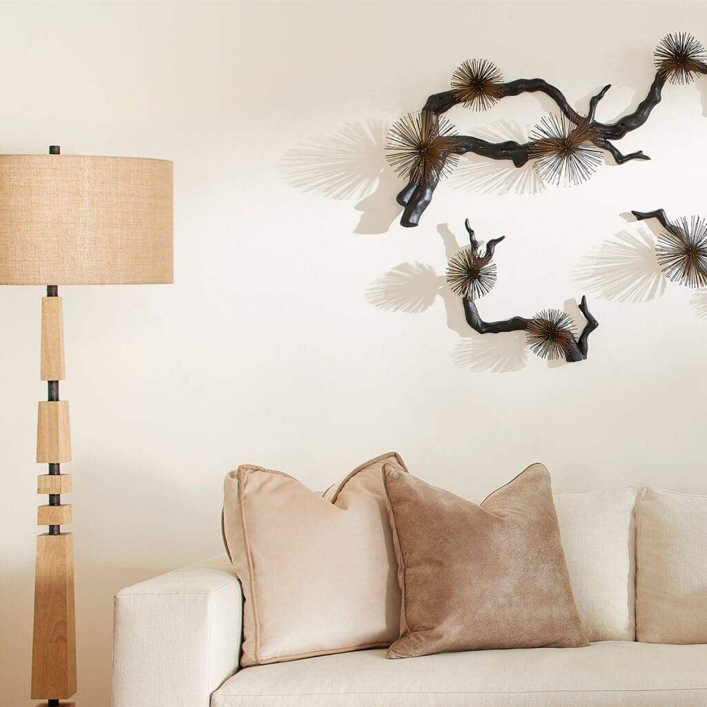 Cyan Design 11436 Ichiyo Tree Branch Wall Decor - Black with Gold Accents - Large Modern Home Decor for Living Room, Bedroom & Office