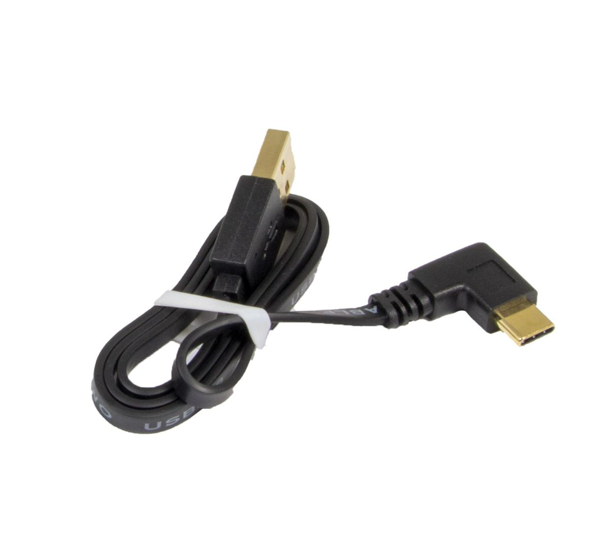 ZWO USB 2.0 Type A Male to Type C Male Cable (90 Degree Angled) 0.5m/1.6ft - High Speed Data Sync & Charging Cord for Smartphones, Tablets, Laptops - Perfect for Tight Spaces & Travel Accessories