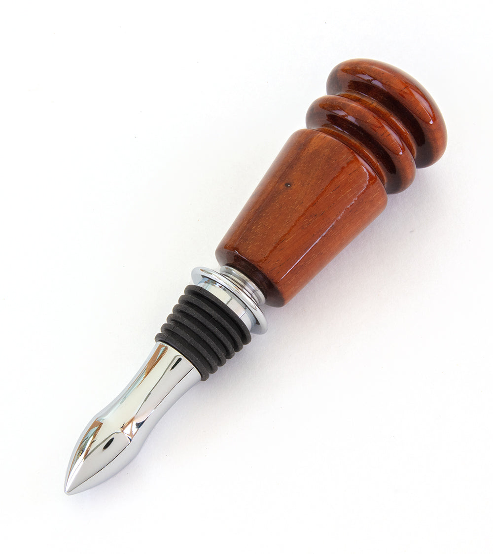 Premium Koa Wood Wine Stopper & Corkscrew Set by Dale Dennison - Handcrafted Wine Accessories for Home Bar, Kitchen & Gifts - Perfect for Wine Lovers & Entertaining
