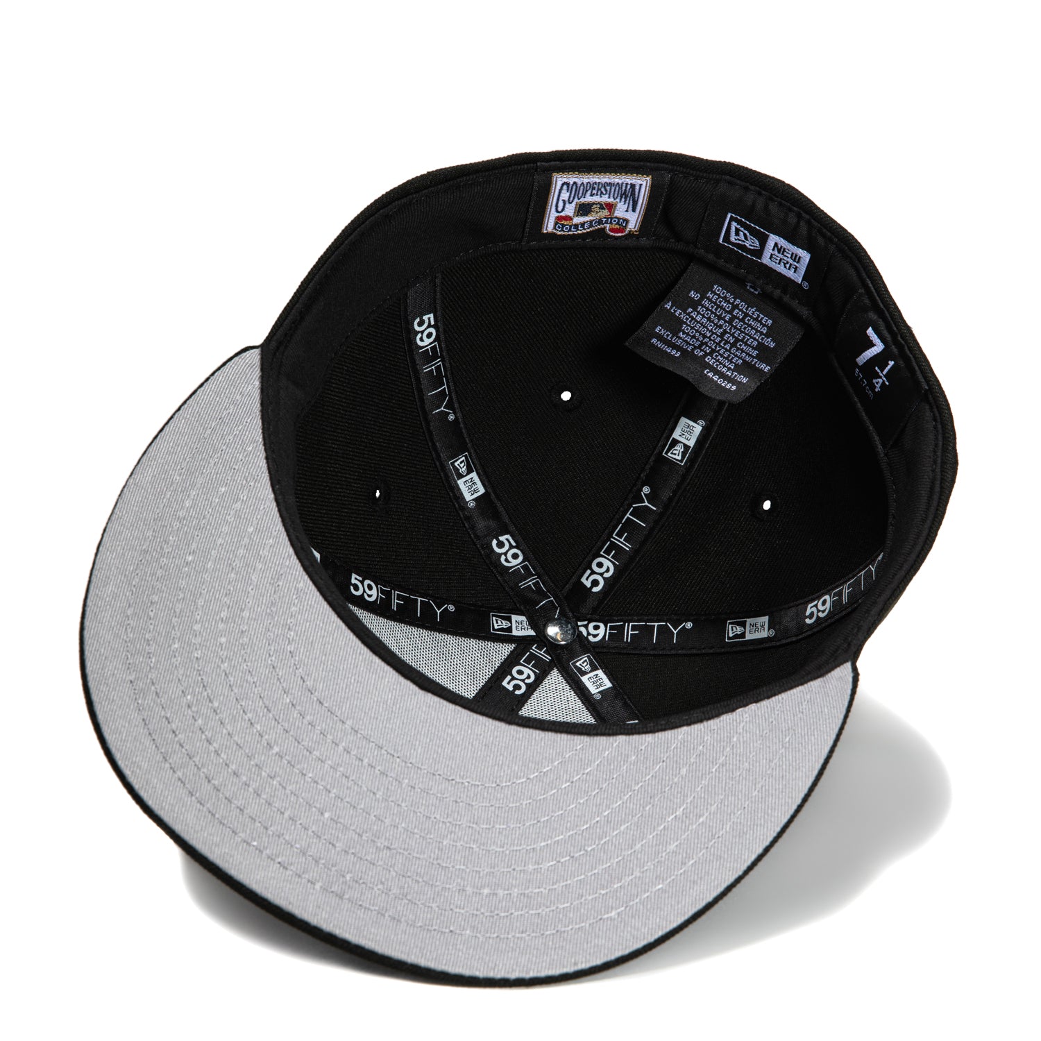 New Era 59Fifty Los Angeles Dodgers 60th Anniversary Patch Upside Down Snapback Hat - Black & White - Perfect for Baseball Games, Fan Collections & Streetwear Fashion
