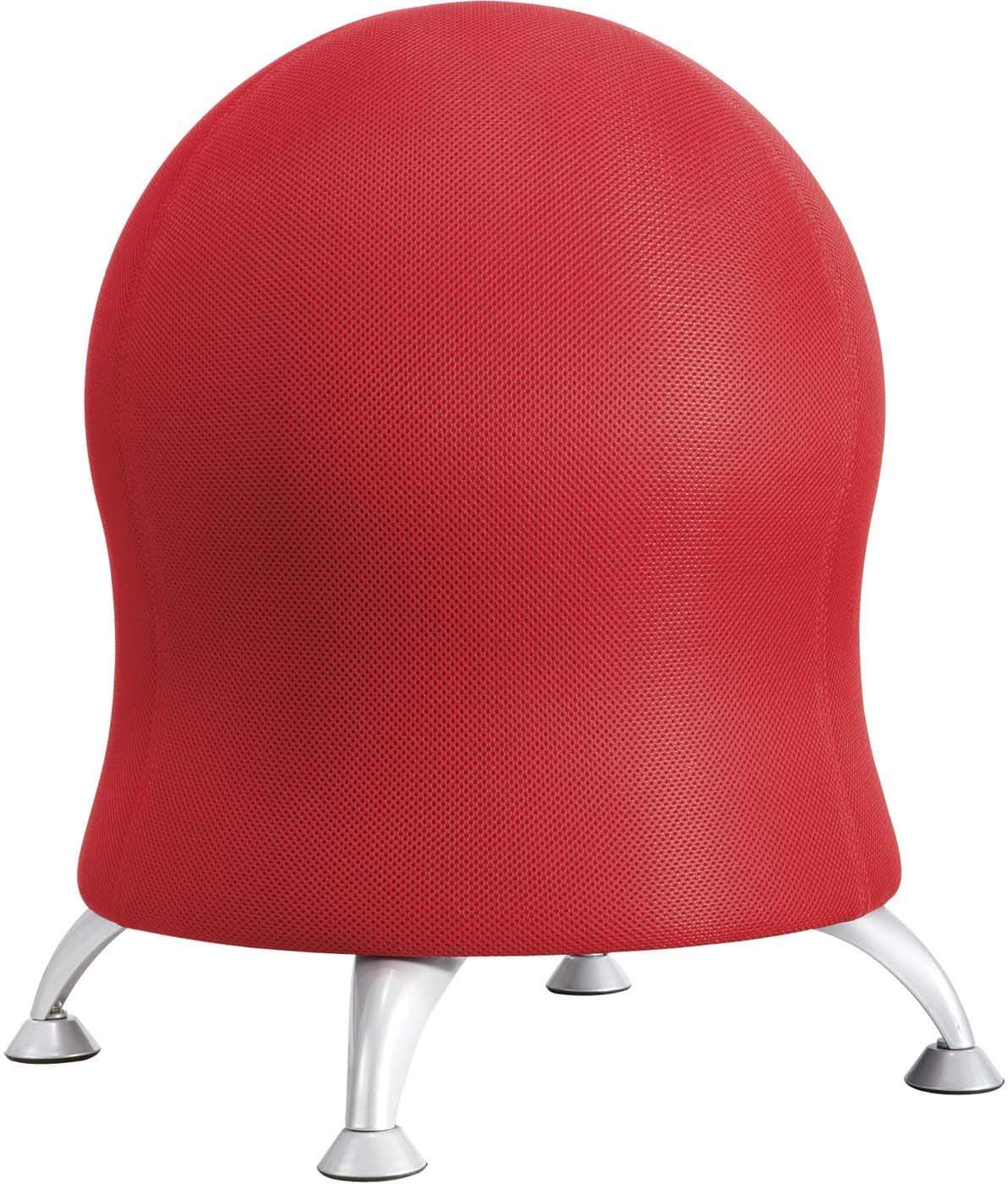 Zenergy™ Ball Chair - Red Ergonomic Seating for Kids & Adults - Perfect for Home, Office, and Classroom Use