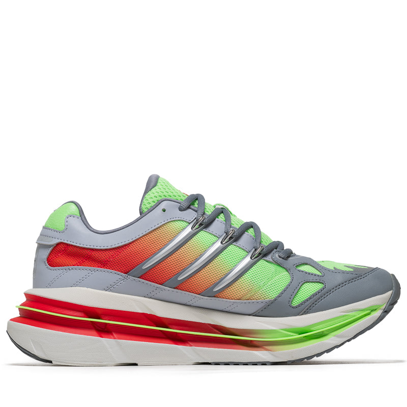 Adidas Adistar HRMY Running Shoes for Men - Lime Burst/Grey | Lightweight Cushioned Sneakers for Jogging & Gym Workouts