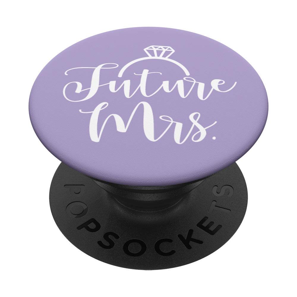 Light Purple PopGrip for Phones - Swappable Ring Holder for Newly Engaged - Perfect for Wedding Planning