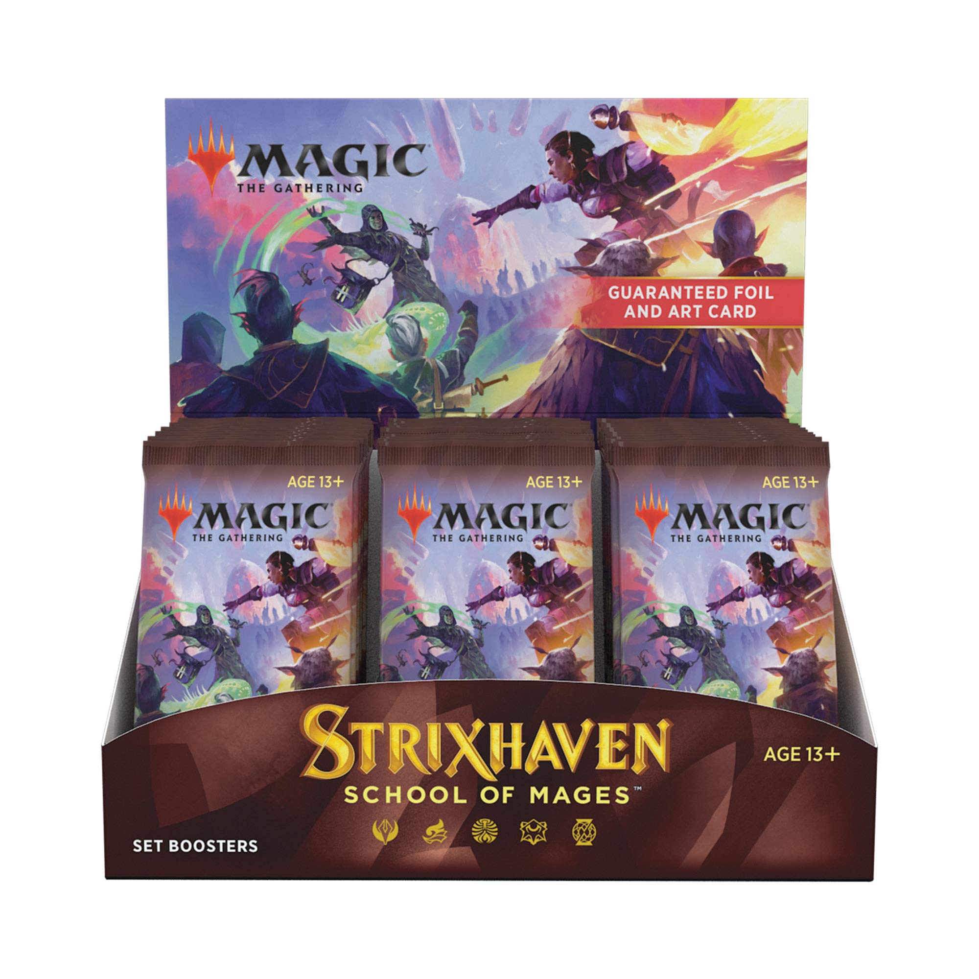 Magic: The Gathering Strixhaven Set Booster Box - 30 Packs (360 Cards) | MTG Collectible Trading Card Game | Perfect for Drafting, Deck Building & Competitive Play