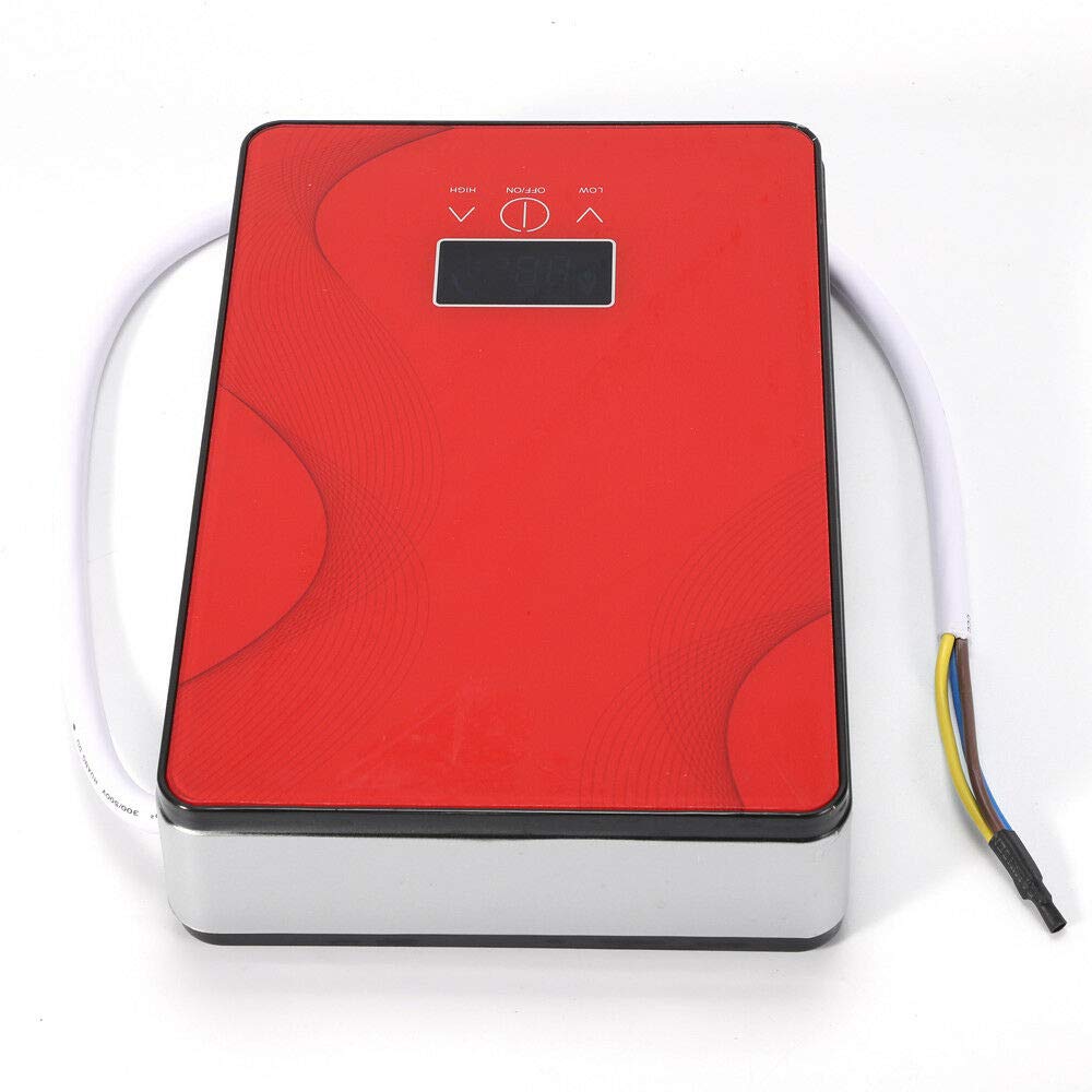 6500W Electric Tankless Water Heater with Digital Display - 220V Instant Hot Water System for Home & RV - Overheating Protection - Perfect for Bathroom, Kitchen & Outdoor Use