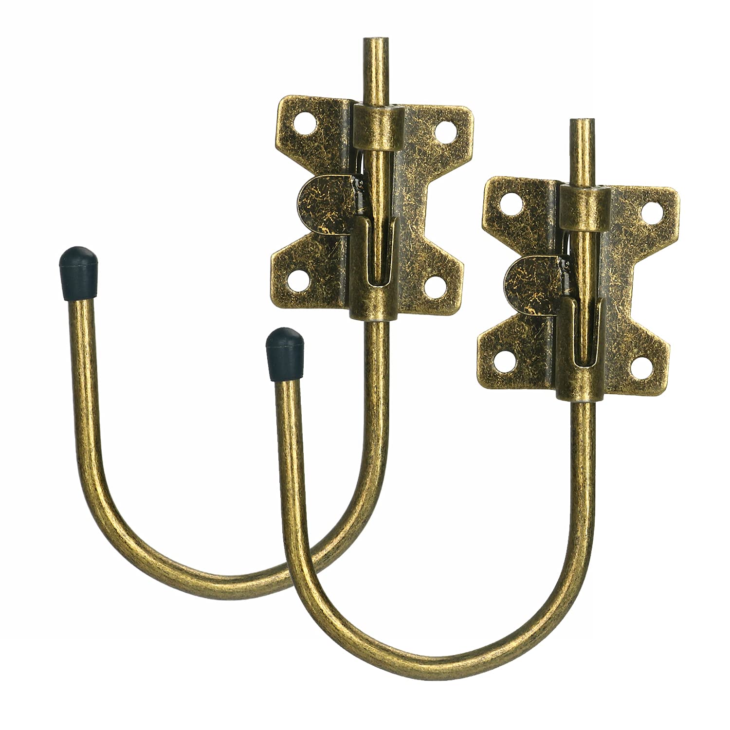 TOURBON 2-Pack Replacement Tool Hooks - Durable Metal Hooks for Gardening, Hanging Tools, and DIY Projects - Perfect for Sheds, Garages, and Workshops