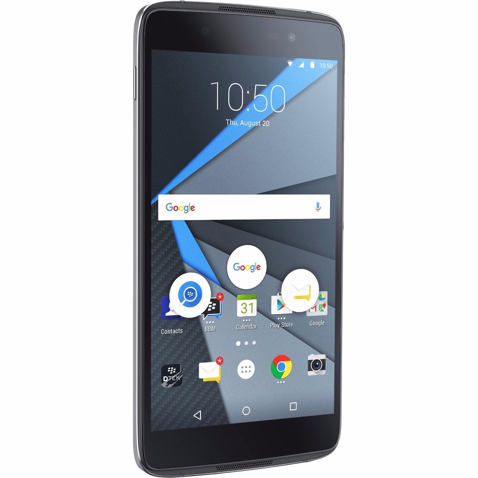 Unlocked BlackBerry DTEK50 Smartphone - 16GB Storage, Black - GSM Compatible for Business & Secure Mobile Communication