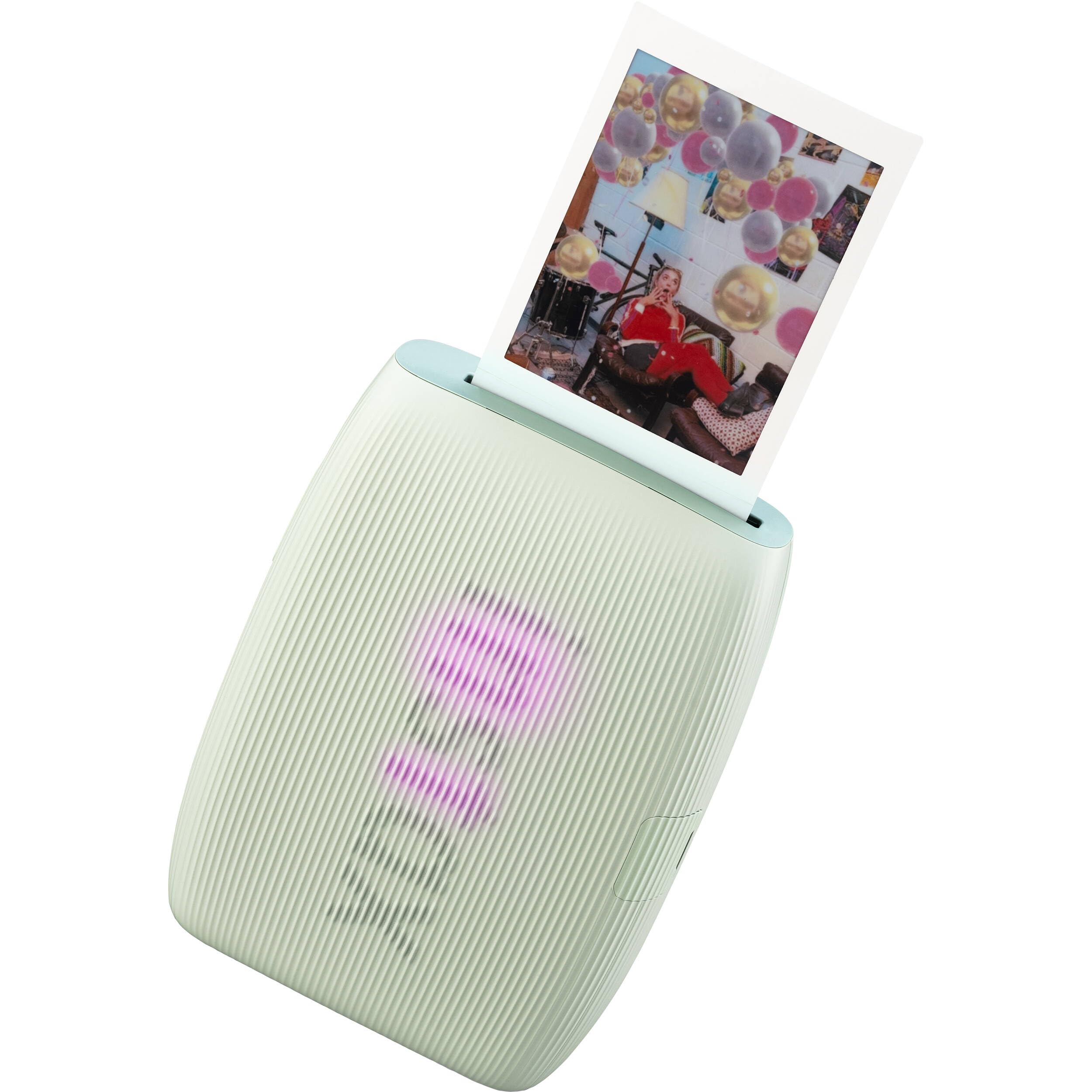 Fujifilm Instax Mini Link 3 Smartphone Printer Bundle - Clay White + 20-Sheet Film Value Pack, Photo Album, 5 Plastic Desk Frames & Sticker Frames (Sage Green) | Instant Photo Printing for Parties, Travel Memories & Home Decor